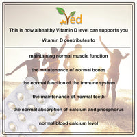 VED Vitamin D3 1000 IU SOFTGEL | 30 Days Supply