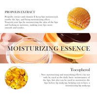KYDA Honey+Strawberry Bee Balm Lip Mask Set, Propolis Moisturizing Lip Mask for Day&Night Lip Care, Lighten Dark Lip Color Reduce Lip Lines&Wrinkle, Lip Repair Mask Lip Exfoliator Lip Moisturizer, 2