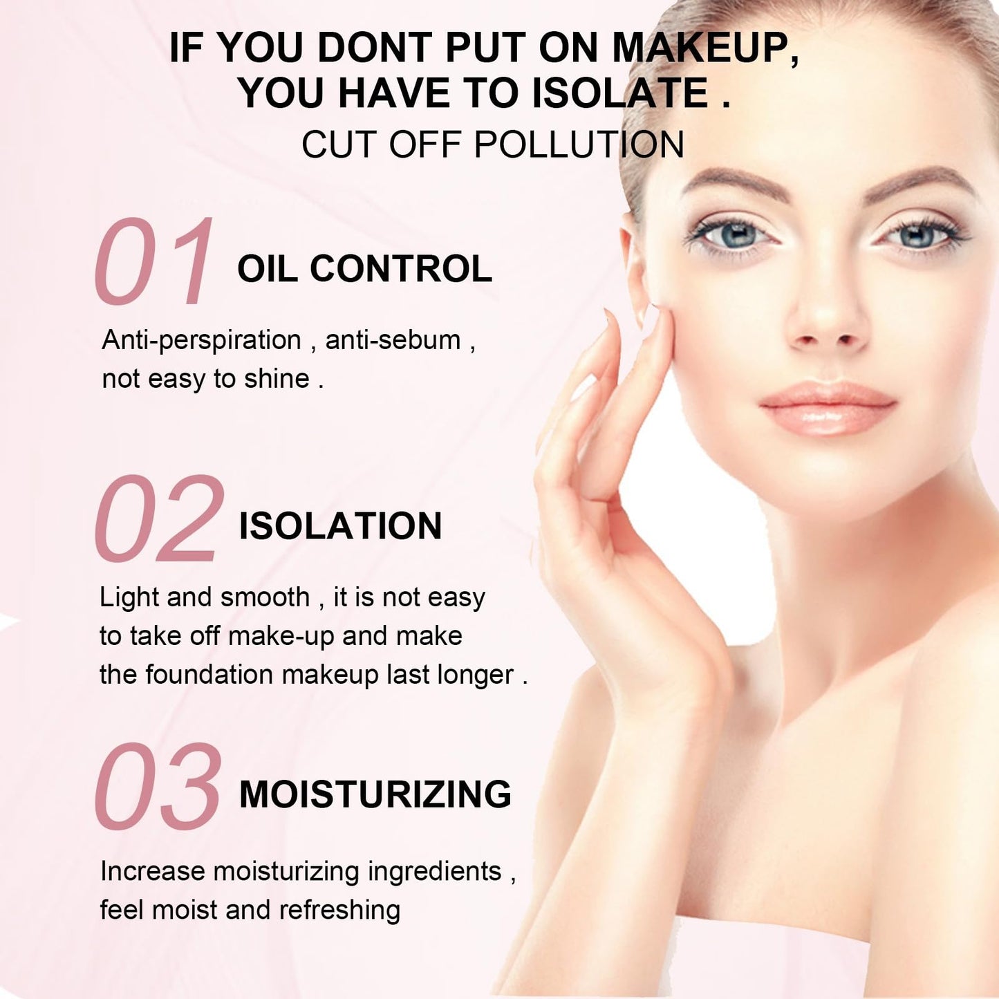 OuXing Primer Makeup,Locks The Sweat Waterproof Mattifying Primer,Invisible Pore Face Primer,Oil Sucker Pri-mer Make Up,Prim/er for Oily Skin,Pri/mer for Dry Skin,Concealer Full Coverage,Matte Foundation