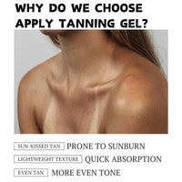 ISBEAUSOLS Carrot-en Tanning Gel, Intense tanning Gel, Sunbed Tanning Accelerator with Carotene & Olive Oil, Tan Enhancers & Accelerators for Face & Body, Moisturizing Tanning Butter without SPF, 140G