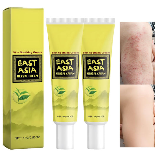 KoolShiro 2Pcs Herbal Cream, Smiles and Joys Herbal Cream, East Asian Natural Herbal Body Cream, Natural Moisturising Cream With Botanicals, Long-lasting Skin Care for All Skin Types