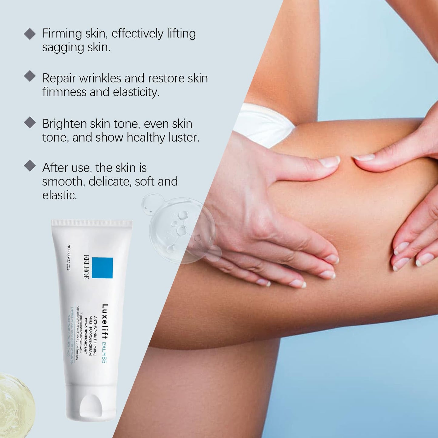 TBeautfave Skin Repair Cream with B5 Ingredient, Repair Face Cream, B5 Moisturizing Repair Cream, Soothing B5 Repair Cream, Face Moisturizer for Women & Men, B5 Cream Used to Hydrating & Moisturizing