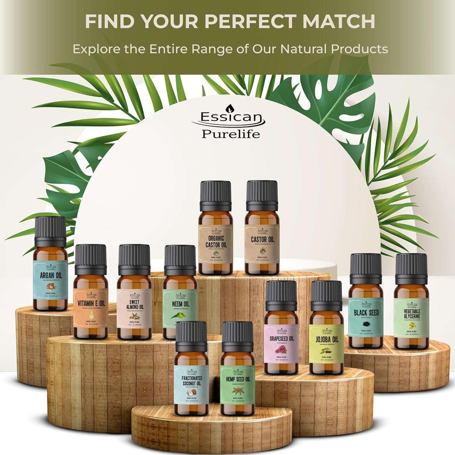 Essican Purelife Vitamin E Oil 250ml - 100% Pure Natural Vitamin E Oil for Face, Vitamin E Oil for Hair, Vitamin E Oil for Skin, Vitamin E for Scars, Scalp, Pure Vitamin E Oil for Nails, VIT E Pure Oil, Carrier Oils