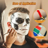 Xinyig Face Painting Kit,42 Colors Professional Face Painting Kit,Safe Body Painting for Carnival,Colourful Body Paint Colours,Neon Face Paints Glow in Dark,Fancy Dress Face Paints,Face Paint for Festival