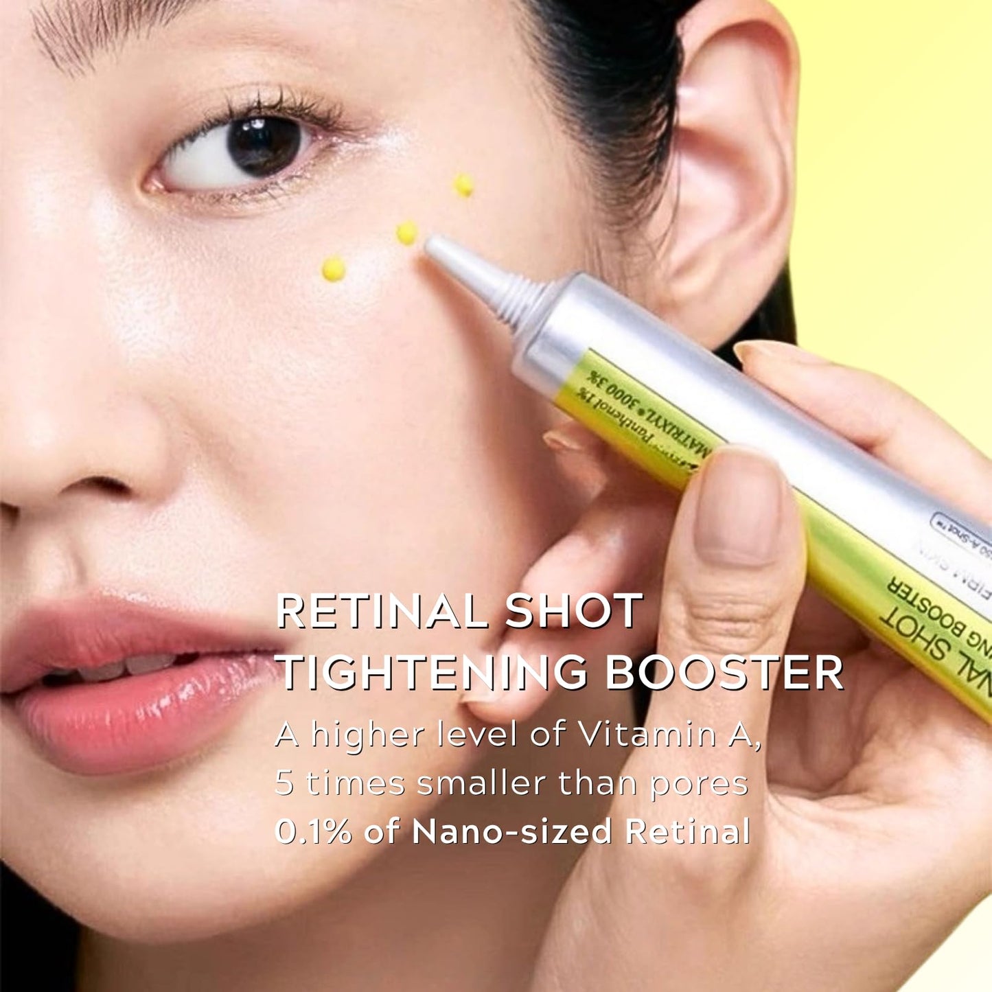Vita A Retinal Shot Tightening Booster + Retinol Shot Firming Serum, Retinol Serum for Face Anti Aging, Retinol Cream for Wrinkles & Fine Lines, Improve Elasticity, Pore Minimiser, 15ml+30ml