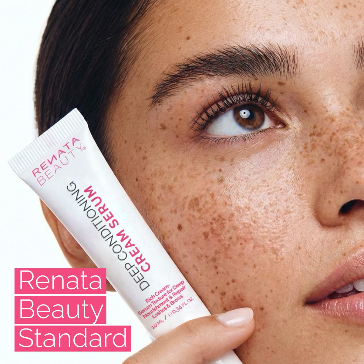 RB RENATA BEAUTY Lash & Brow Deep Conditioning Cream Serum – Rich Conditioning Cream for Brows & Lashes – Nourish, Repair & Protect – Brow Lamination & Lash Lift Aftercare + Daily Care