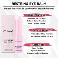 Eye Radiance Restoring Retinol Eye Cream Balm,Anti Wrinkle E-ye Cream Balm,Caffeine E-ye Creams for Dark Circles and Puffy Eyes,Korean Skincare Hydrating E-ye Creams for Dry Skin Around Eyes
