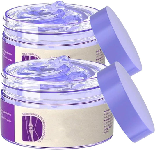 2PCS Kresin Joint Pain Purple Gel,Kresin Joint Gel for Joint Activities Throughout The Body, Soothes Knees, Lumbar, Neck, Hands, and Feet