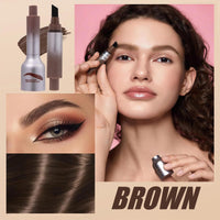 Coloroom Microblading Eyebrow Pen – Glossier Brow Flick, 4D Eyebrow Pencil with Angled Brush & Dip, Waterproof & Long Lasting, Quick Drying Liquid Brow Brush for Women
