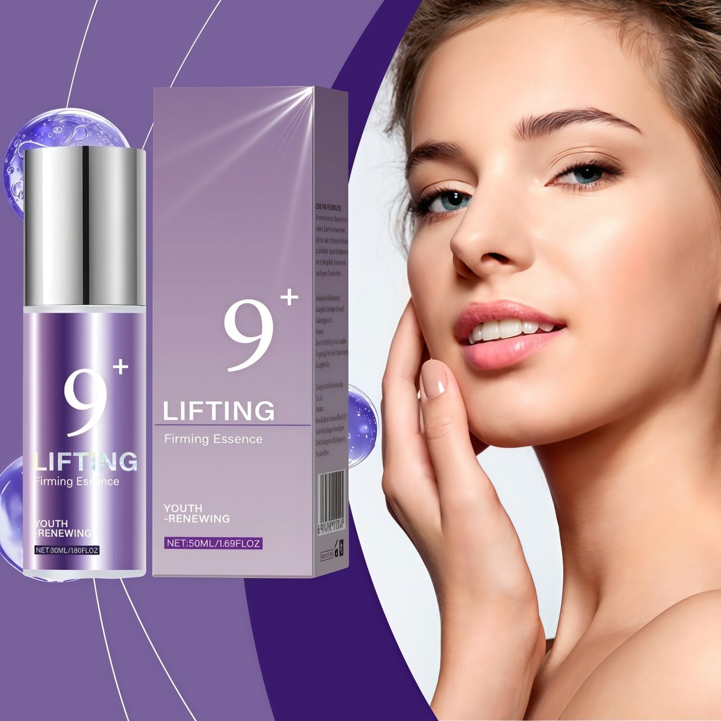 OuXing No.9 E-ssence,Face Serum,Lifting-sil E-ssence,Anti Wrinkle Face Cream,Facial Firming Skin Cream,Anti Aging Face Cream,No.9 Serums for Aging,Firming Cream for Loose Skin,Anti Aging Serum for Women