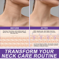 AH8 Firming Neck Cream Tightener Built-in 360 Degree Massage Roller for Lifting & Firming Turkey Neck/Face/Eye/Chest, Reducing Wrinkle/Fine Lines, Moisturizing & Hydrating & Smoothing|120G/4.23 Oz