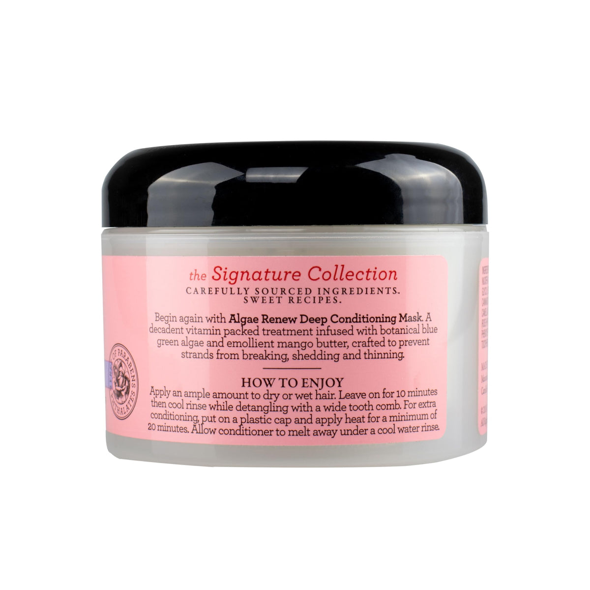 Camille Rose Algae Renew Deep Conditioning Wash Out Hair Mask, For All Hair Types, Nourish and Strengthen, Cocoa and Mango Butter, 240 ml (Pack of 1)