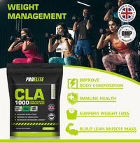 PROELITE CLA Supplement 60 Softgels - 1000mg per Capsule CLA with 80% Isomers - CLA Softgel Capsules Conjugated Linoleic Acid - Suitable Men, Women