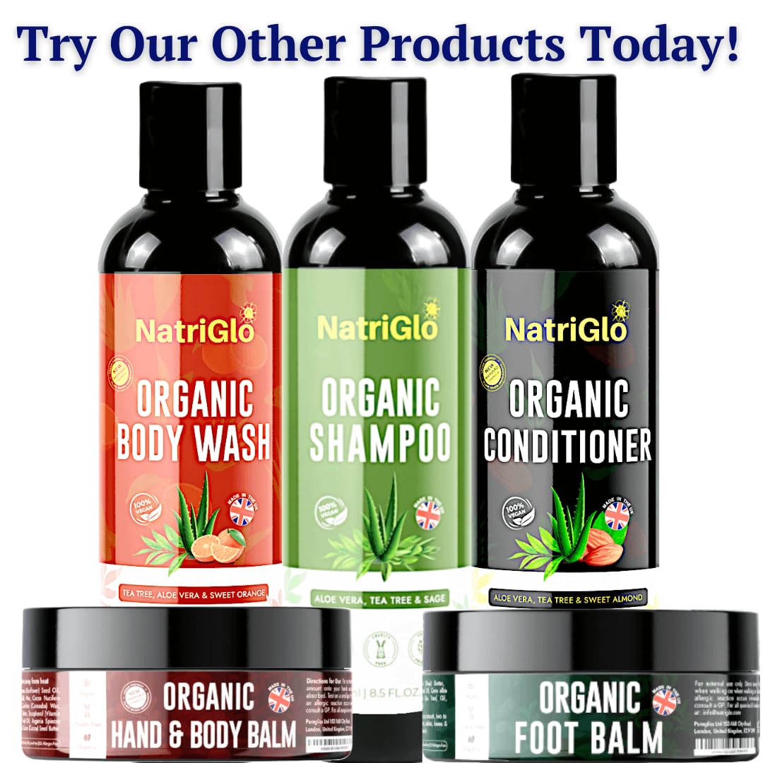 natriglo Intensive Body Moisturiser for Dry Skin | Shea Butter Moisturiser for Acne Prone Skin | Eczema Cream | Body Creams for Women, Men, Children with Coconut Oil, Lavender, Vitamin E by NatriGlo