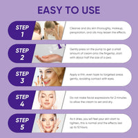 TBeautfave Skin Tightening Cream For Face, Instant Face Lift Cream, Instant Wrinkle Remover with Hyaluronic Acid and Vitamin C, Moisturizes & Reduces Wrinkles, Face Tightening Cream Suitable for All Skin Types