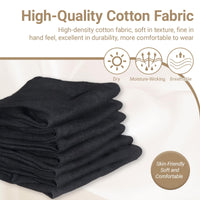 15 Pairs Eczema Gloves, Cotton Gloves for Eczema, Moisturising Gloves for Sleeping Spa Treatment Overnight Hydration for Both Men and Women (White, Black and Gray)