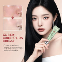 Yoowan 3Pcs Cc Red Correct Cream,Cc Cream Foundation,C-c Cre-am Tinted Moisturiser,C-c Cre-Am Colour Correcting,Spf 25,Colour Changing Foundation,Cover Up Blemish(Purple+Green+Transparent)