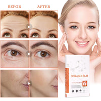 SUNDEER Pure Collagen Films, Collagen Mask, Highprime Collagen Film Face Mask, Korean Skincare, Face Lift Mask, Soluble Protein Mask for Skin Tightening, Promote Essence Absorption (2 Box)