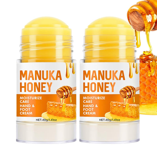 Tongyend 2PCS Urea Cream 60 Percent for Feet & Hands – Honey & Urea Foot Cream, Intensive Foot Moisturiser, Cracked Heel Repair Cream for Dry Skin & Hard Calluses (Orange, 2PC)