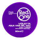 Redone Hair Styling Aqua Wax Violetta 50ml | Travel Size | Strong Hold | Hair Gel Wax | Ultra Hold | Lavender Scent | Men & Women Hair Wax | Maximum Control