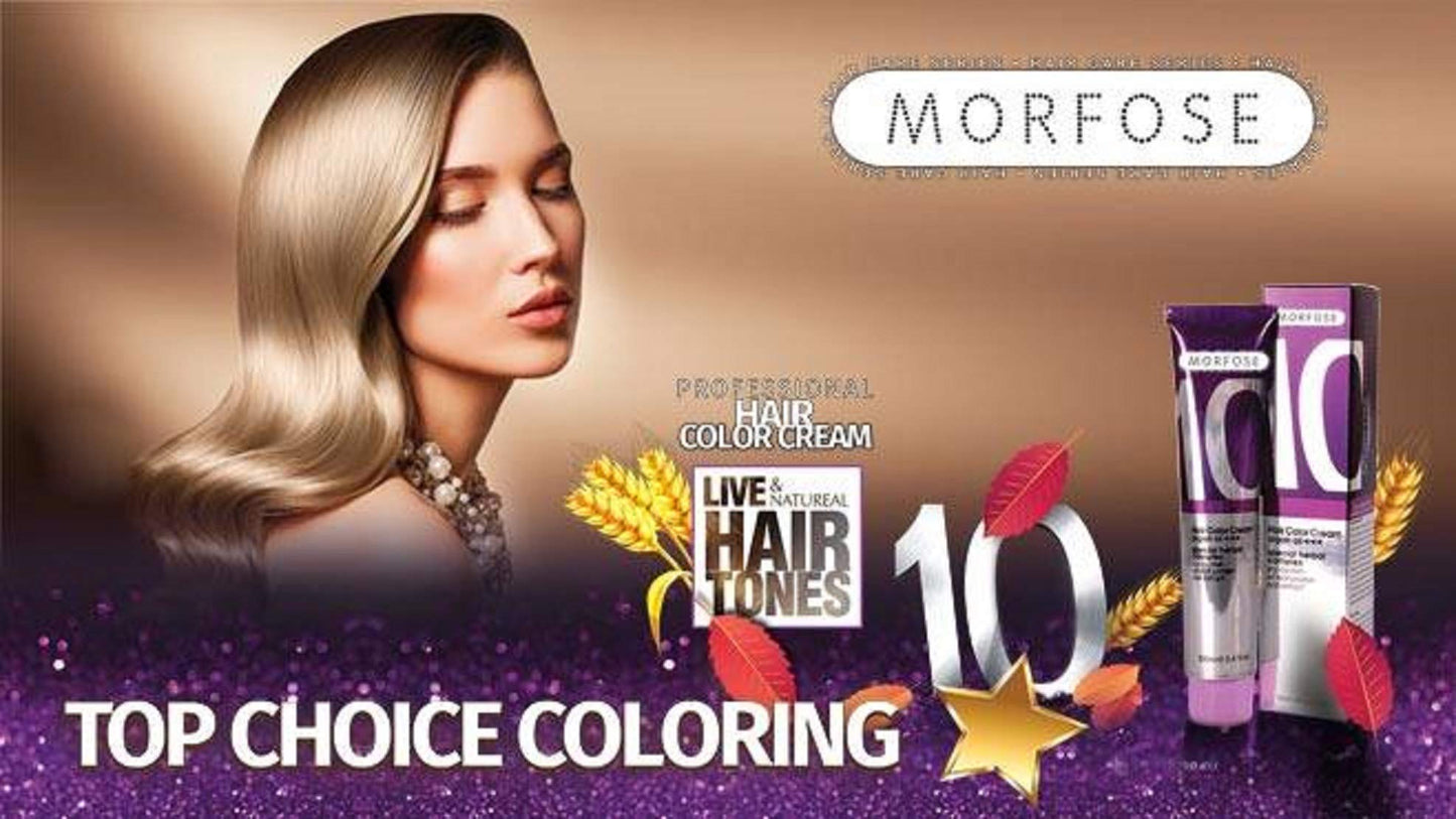 Morfose 10 Professional Hair Colour Cream 100 ml, Green