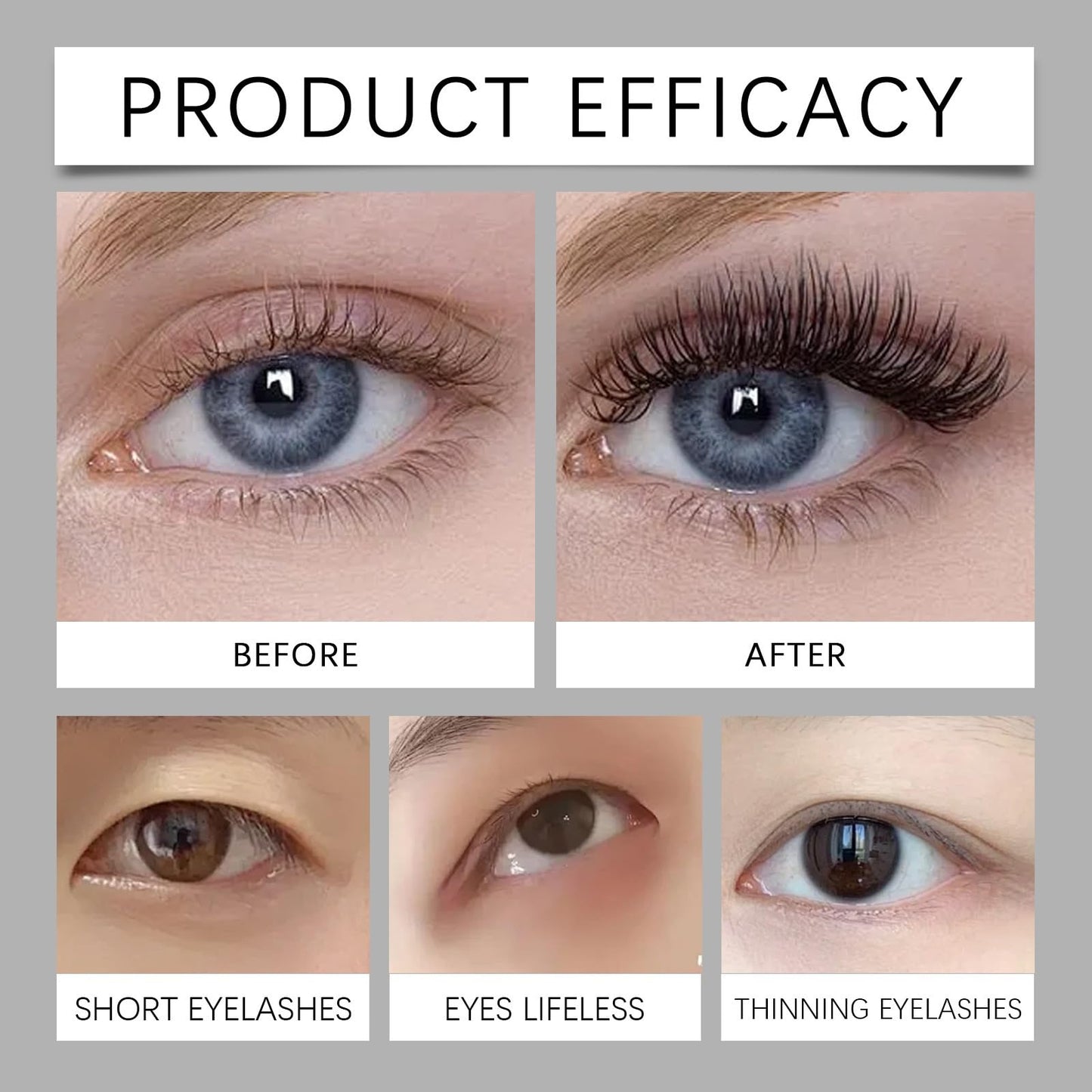 QinZiEn B-ubble Mascara, Water Proof Ma-scara in Black, fibre lash mas-cara black,Ma-scara Black Volume and Length,Sepa-rated Lashes Smudge-Proof and Clump-Proof,Sensitive M-ascara,Long Lash Mascara B-lack