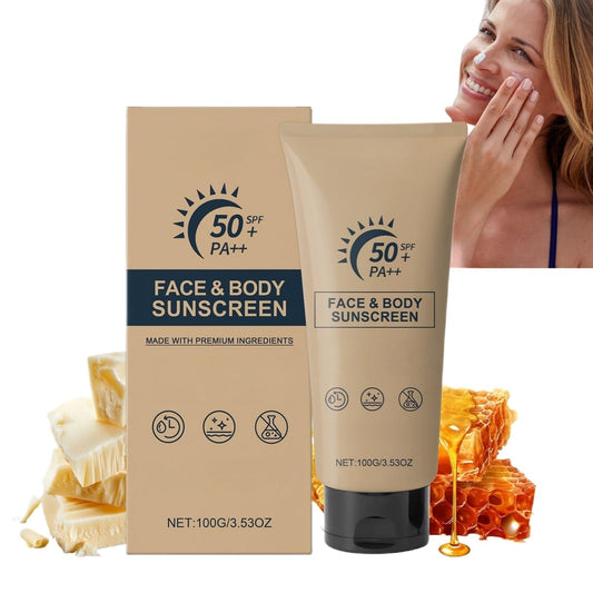 Fankayi Beef Tallow for Face Sun Cream SPF 50,Face & Body Sun Cream,Grass Fed Beef Tallow Natural Sunscreen,Invisible Ta-llow Balm Instant Sun Protection,Lightweight Sun Balm,Non-Greasy Su-n Cr-eam Protection