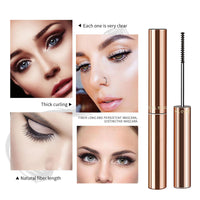 Wormeer Black Mascara for Older Women 60 Plus - Telescopic Mascara Waterproof Specially Designed for Mature Women, Smudge-proof, Ultra-Precise Slim Adjustable Brush to Any Angle, Smudge-proof,No Clumps