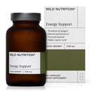 WILD NUTRITION Food-Grown® Energy Support - Natural Energy Support Supplements with Iron, Vitamin C, and Magnesium - Ethically Sourced - Maintain Energy Levels + Immune Support - 60 Capsules