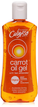 Calypso Carrot Oil Tan Extending Gel | Optimises Natural Tan | Added Moisturisers | 200Ml