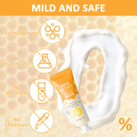 GMHLLES Honey Tearing Mask, Peel off Mask with Natural Propolis, Skin Clean Pores Shrink, Hydrating and Moisturizing, Reduces Fine Lines & Wrinkles(50g 2PCS)