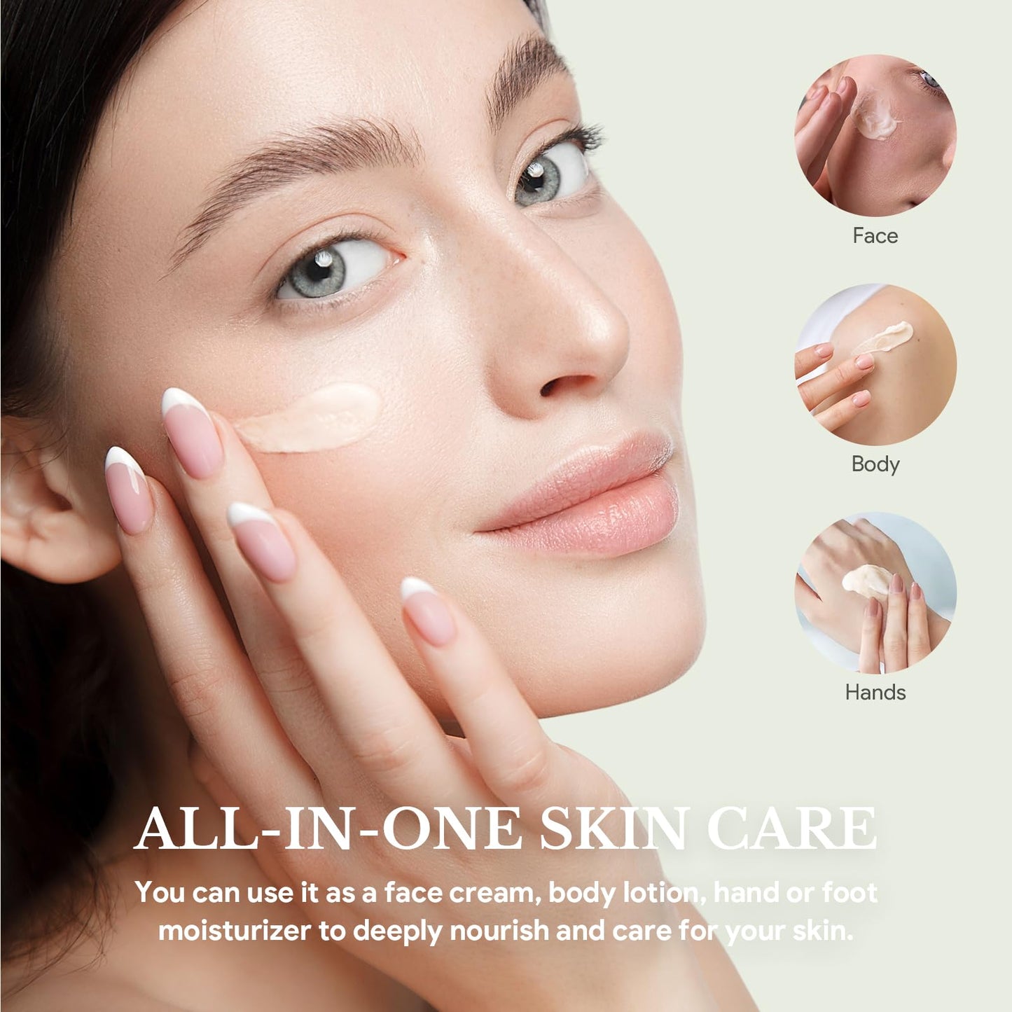 Beef Tallow Skin Care, Whipped Tallow Face Cream, Beef Tallow Moisturiser for Face & Body, Natural Grass Fed Beef Tallow, Skin Care Cream for Dry Skin, Vanillin, 120g