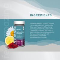 Feel Amazing Saffron Sleep Complex Gummies - Natural Sleep Aid with Lemon Balm, Chamomile, Zinc & Vitamin B6 - Vegan, Halal - Mixed Berry Flavour, 60 Gummies, 30-Day Supply (1)