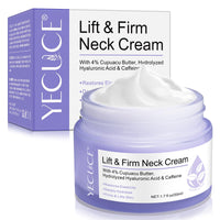 Lift & Firm Neck Cream, Neck Firming Cream, Natural Anti-Aging Neck Cream for Tightening and Wrinkles for an Even Skin Tone and Neck Lift, Fine Lines, With Pro-Active Repair Firming Complex, 50ML