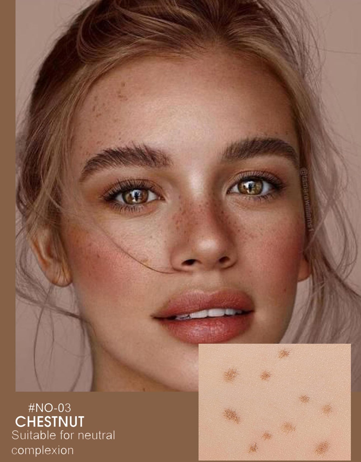Generic Freckle Pen Set for Natural Makeup – Long-Lasting Waterproof Fake Freckles Marker Kit – Easy to Use Henna Freckle Tint Pen for Realistic Look – Freckle Stamp for Face and Skin Design