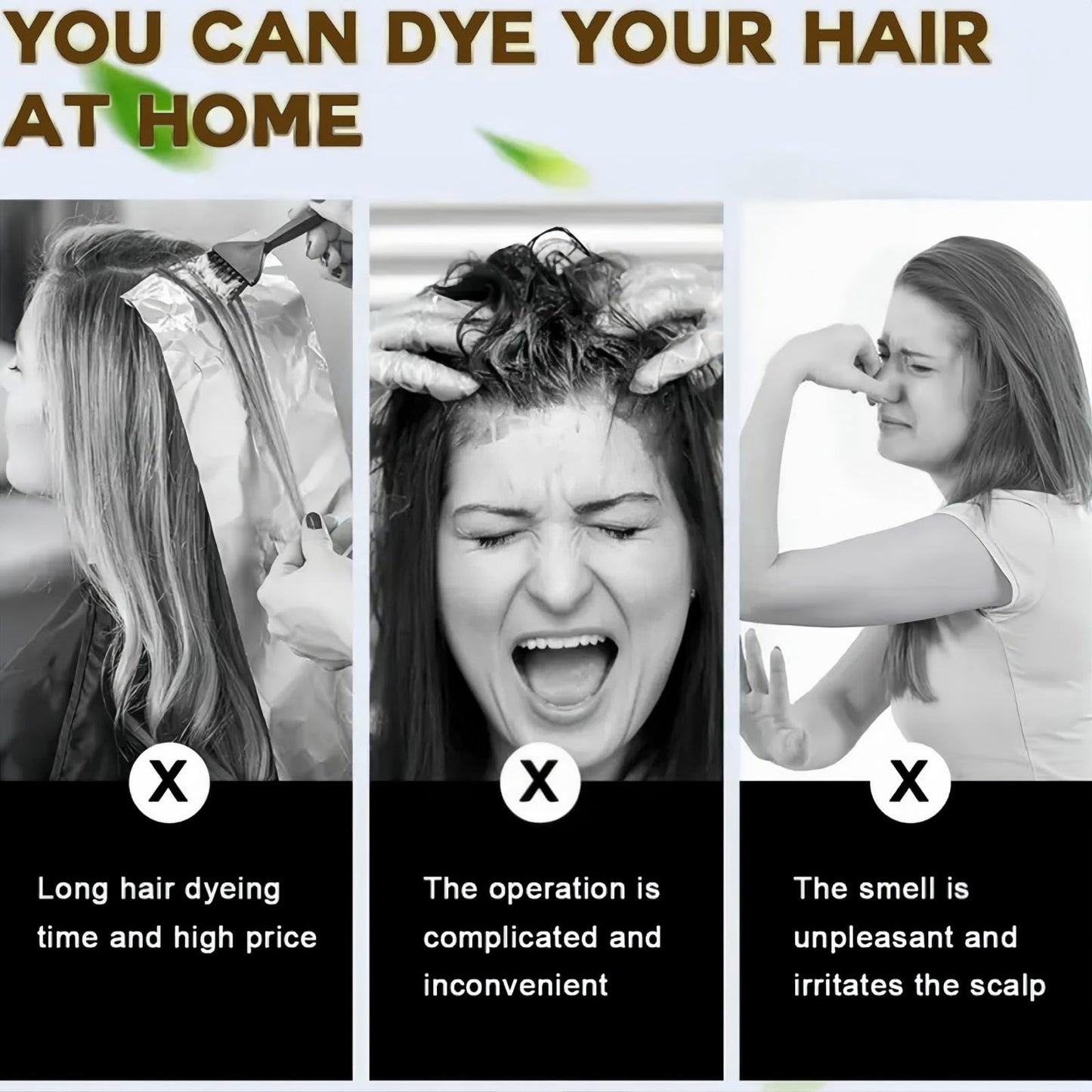 SingHao Polar Hair Dye Shampoo,3 in 1 Sha/mpoo for Color Treated Ha/ir,Nova Hai/r D/ye Sham/poo,Dark Brown Hai/r Dy/e Permanent,H/air D/ye Care,Ha/ir Care Instant Dy/e Shamp/oo,H/air Color Sh/ampoo#Dark Brown