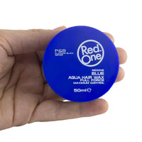 Redone Hair Styling Aqua Hair Wax Blue 3 x 50 ml | Firm Hold | Hair Wax | Ultra Hold | Men & Women Hair Wax | Bubblegum Scent | Maximum Control 3 PCS