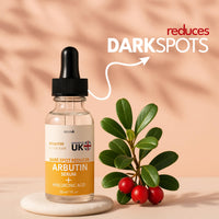 Arbutin Serum - Dark Spot Reducer Face Serum with Hyaluronic Acid, Antioxidant - Brightens & Evens Tones (30ml)
