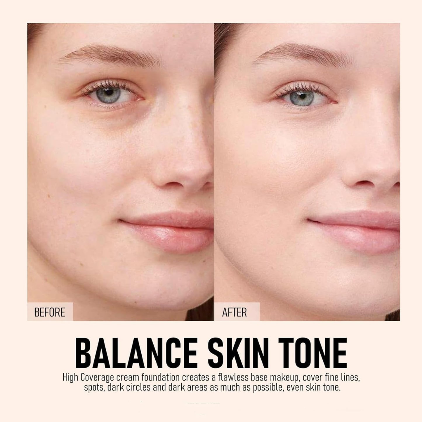 Shefave Supreme Cream, All Over Complexion Perfector, BB Cream Tinted Moisturiser, Full Coverage Concealer – Hydrating, Waterproof & Long-Lasting Body Coverage Perfector (Light, 97ml)