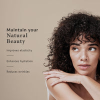 Bovine Collagen Powder 330g - 100% Pure Unflavoured Premium Hydrolysed Collagen with Hyaluronic Acid & Vitamin C - Type 1 & 3 Collagen Peptides for Joints, Muscles, Hair, Skin & Nails - Satin Naturel