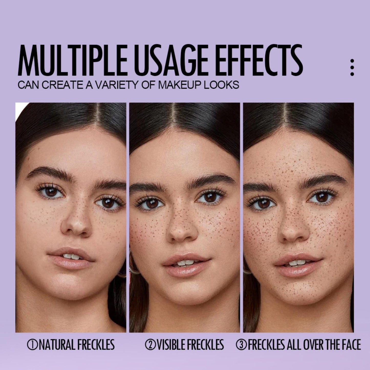 QinZiEn Faux Freckles Stamp,Freckle Pen,Natural Imitation Spots Pen,Freckle Stamp,Sun Freckled Makeup Marker,Faux Fre-ckles P-en,Soft Dot Spot P-en,Fre-ckle Tint,Makeup P-en,Fake Frec-kles,Fa-ux Freckles(01)
