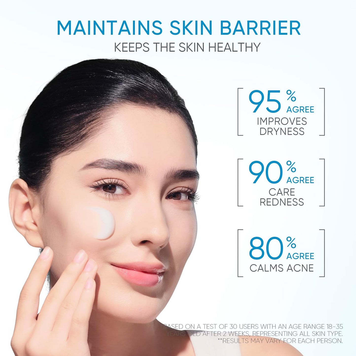 5X Ceramide Barrier Cream, Ceramide Moisturiser, Skin Barrier Repair Cream, Hyaluronic Acid Moisturiser Face Women With Centella - Hydrating Soothes Redness & Acne Barrier Repair Anti Aging Face Cream