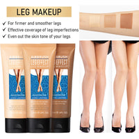 SHEBEEDO Leg Makeup,Leg Concealer Makeup For Freckles,Veins,Leg And Body Scar Cover Up Makeup For Tattoo Cover Up,Long Lasting Waterproof No Transfer Leg Makeup,Brightens The Natural Skin,118ml(#2 Medium Glow)