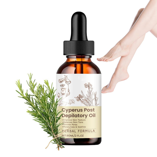 ISBEAUSOLS Natural Cyperus Rotundus Oil - Cyprus Oil for Hair Removal Care - Moisturizes & Soothes Body Oils for Women - Body Oils for Balances Skin Tone & Shrinks Pores - Suitable For All Skin Types