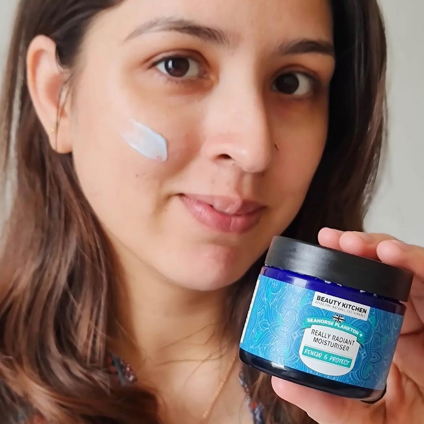 Beauty Kitchen - Seahorse Plankton + Really Radiant Moisturiser 60ml - Radiance-Boosting Moisturiser - Skincare Essential