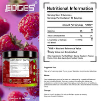 Edges L-Carnitine L-Tartrate 3150mg Gummies – 90 Raspberry Gummies – High Strength for Energy, Metabolism & Fatigue Support – Vegan Friendly L-Carnitine L-Tartrate Supplement – 30 Day Supply