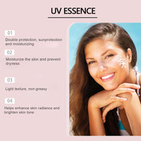 Waterfull Tone-Up Sun Lotion SPF 50+ - Pink Face Sunscreen, Hydrating Daily Sun Cream for Makeup Base - 50ml