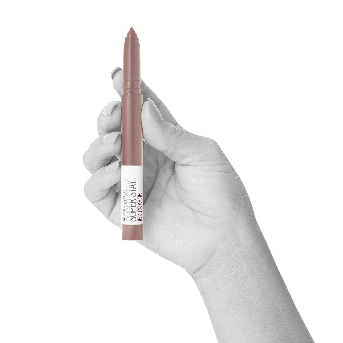 Maybelline Lipstick, Superstay Matte Ink Crayon Longlasting Nude Lipstick With Precision Applicator 10 Trust Your Gut