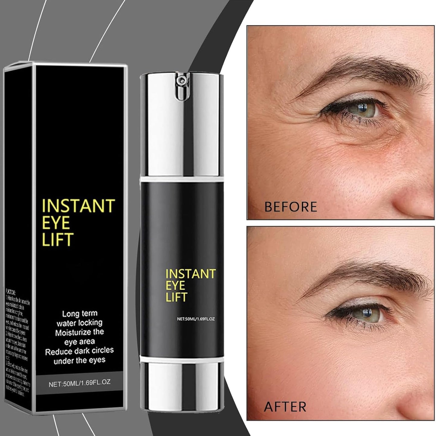 ALLILUYAA Harvey Ross Instant Lift Cream, Instant Lift Harvey Ross Cream, Eye Tightening Lifting Serum, Anti-Aging Face Cream For Tightener Skin, Lifting Loose Sagging Skin, Reduces Fine Lines & Wrinkles
