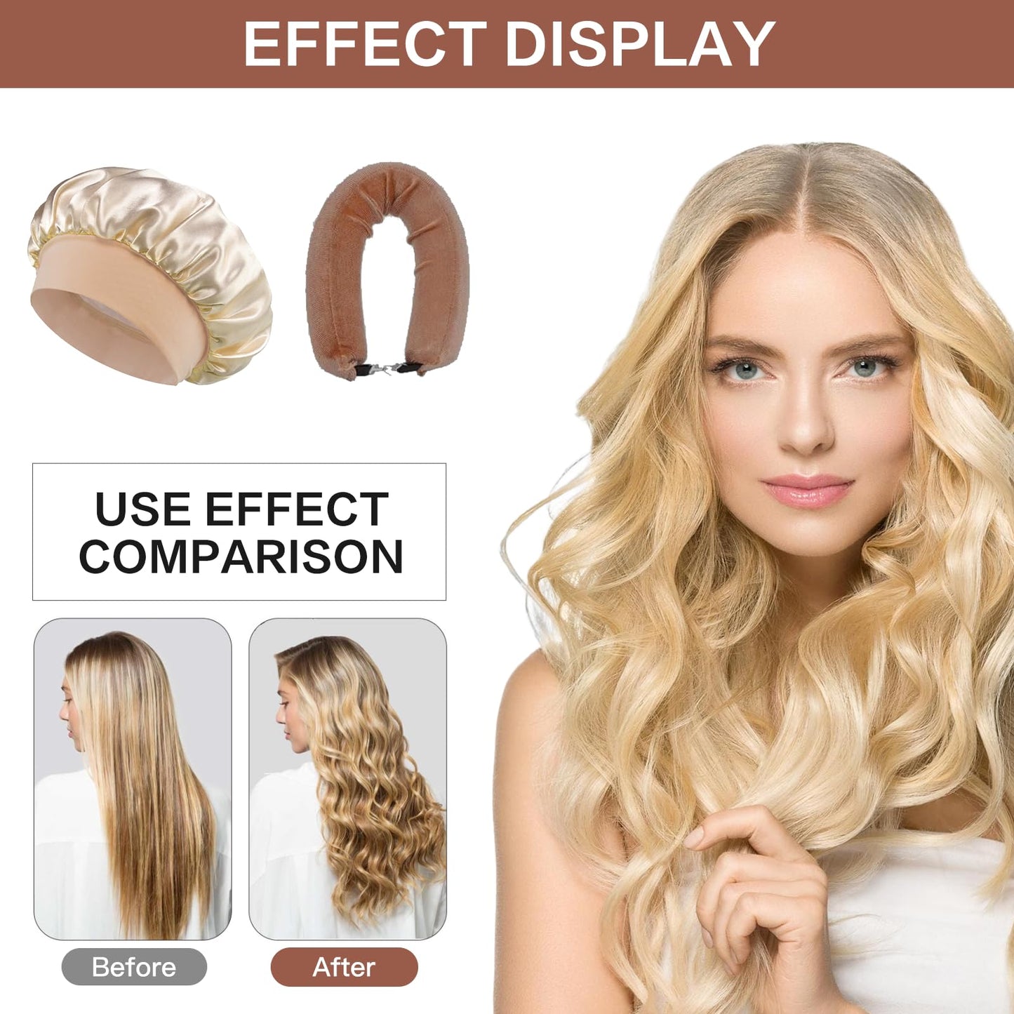 Asheyya 5 Pcs Heatless Blowout Rods Set, Jumbo Flexi Rods for Hair Wrapping and Sleeping at Night